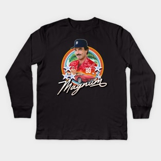 Tom Selleck Kids Long Sleeve T-Shirt